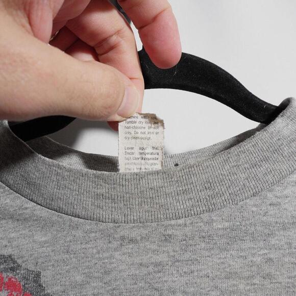 Rainbow Butterflies Alabama Gray T Shirt Tee Sz L Hippie Pride Retro Vintage? - Picture 4 of 7